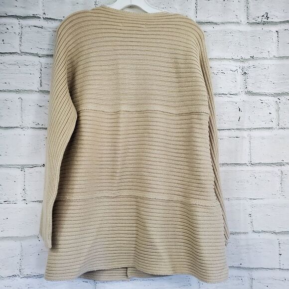 Modern soul beige button front cardigan jacket - Picture 2 of 6